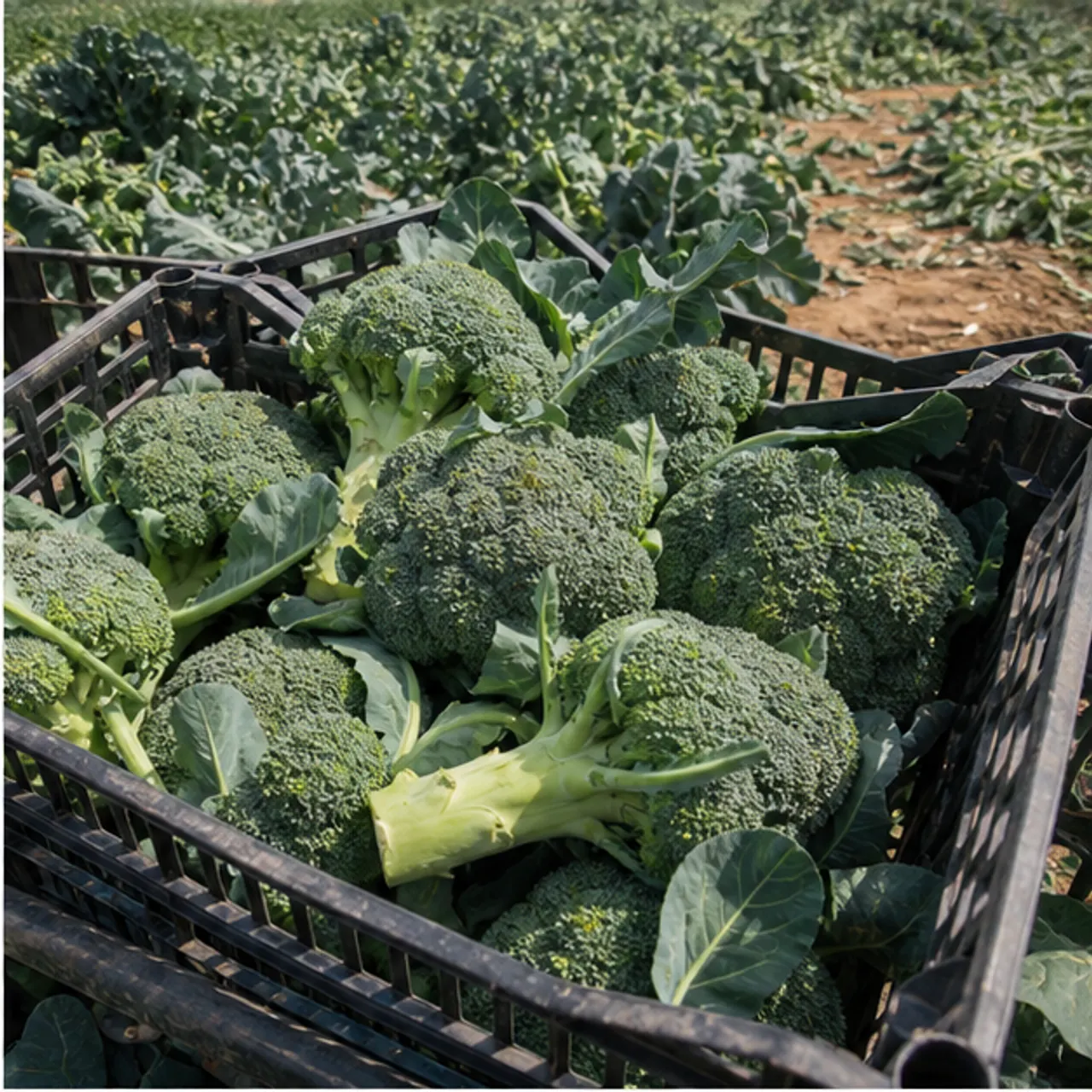 Fresh broccoli From product to shipment